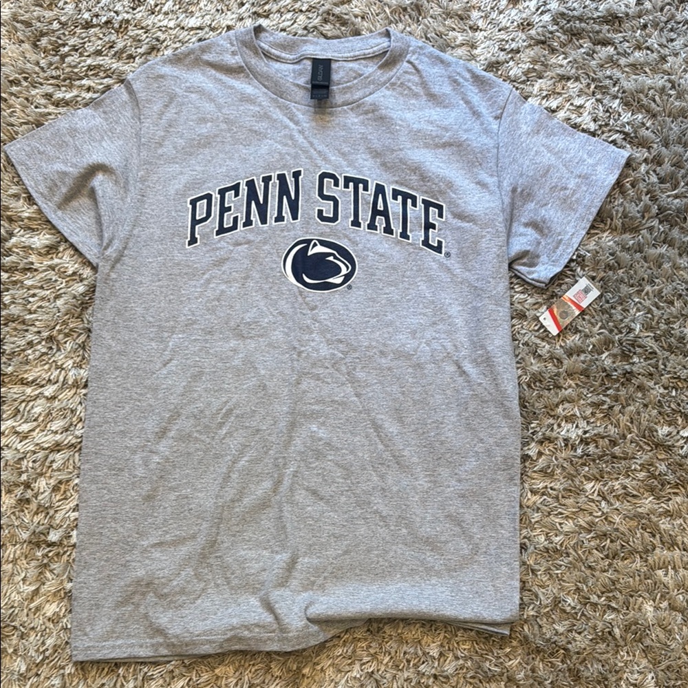 Gildan Gray Penn State Short Sleeve Tee